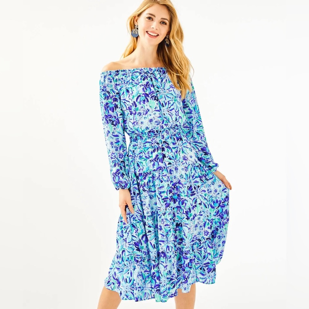 NWOT - Lilly Pulitzer Jennie Midi Dress Size M